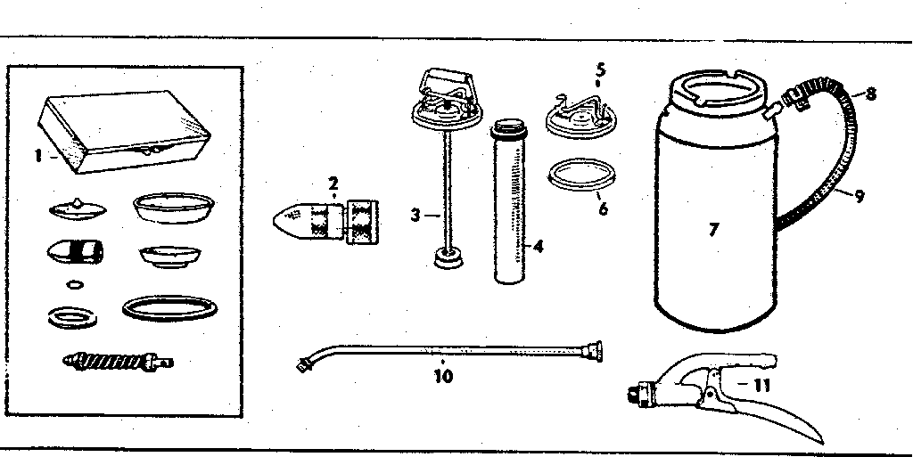 Replacement Parts Diagram and Parts List for 78615581  Craftsman Sprayer