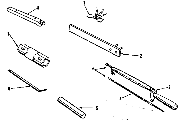 Optional Equipment Diagram and Parts List for 917351150  Craftsman Chainsaw