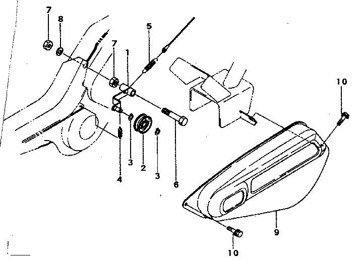 Idler Pulley Diagram and Parts List for 636299950  Craftsman Engine