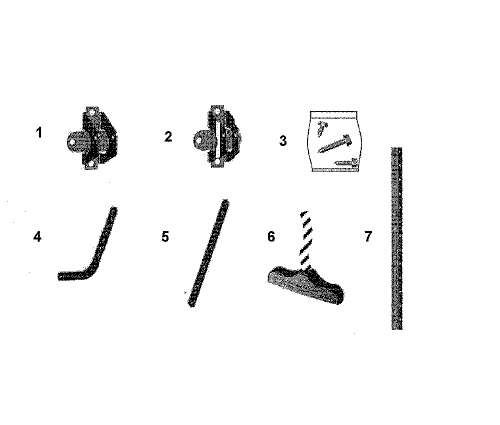 Installation parts Diagram and Parts List for 20057963  Craftsman Garage Door Opener