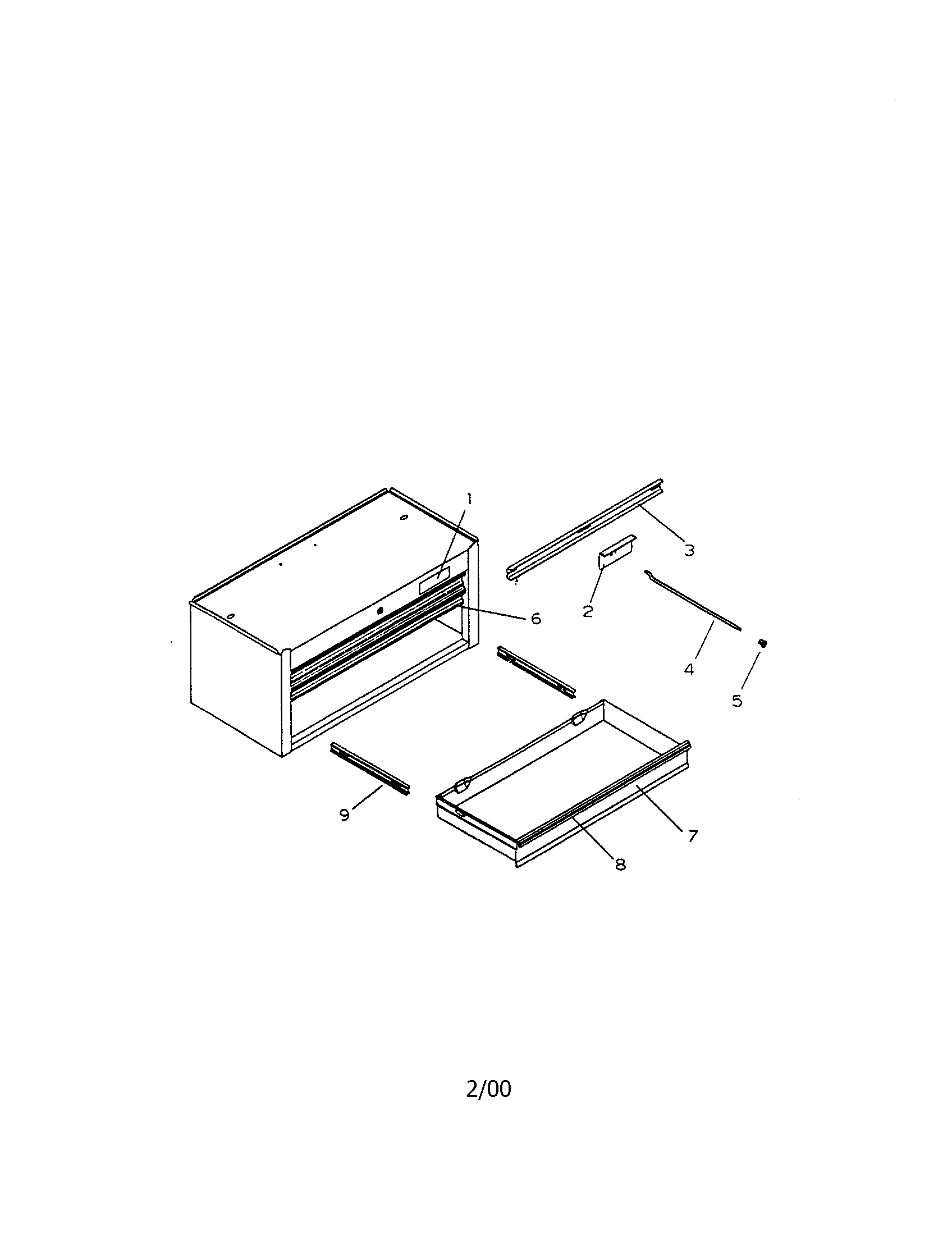 Tool Chest Diagram and Parts List for 706651300  Craftsman Tool Stand & Cart