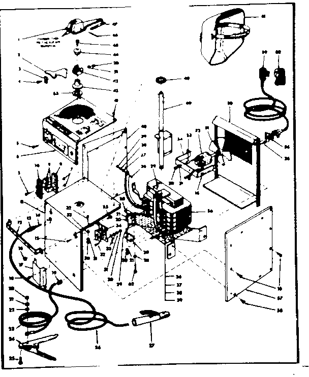 Unit Diagram and Parts List for 11320242  Craftsman Welder