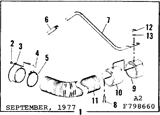 Replacement Parts Diagram and Parts List for 536798660  Craftsman Lawn Mower