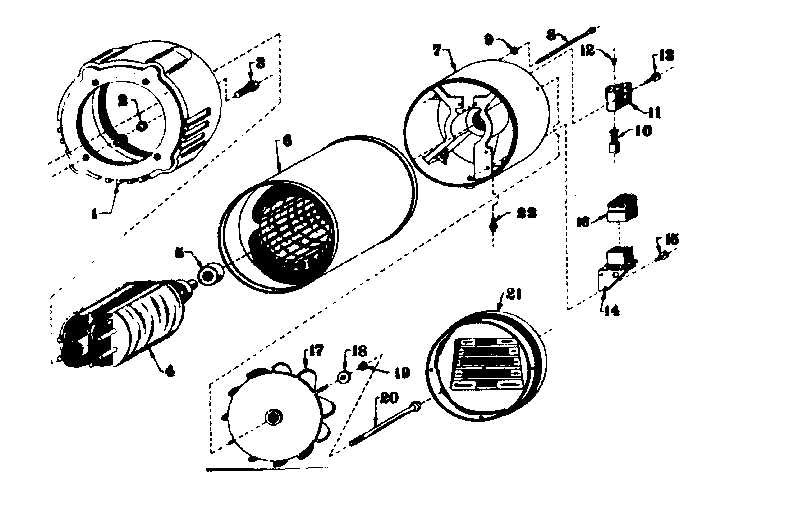 Stator Assembly Diagram and Parts List for 5803182-3  Craftsman Engine