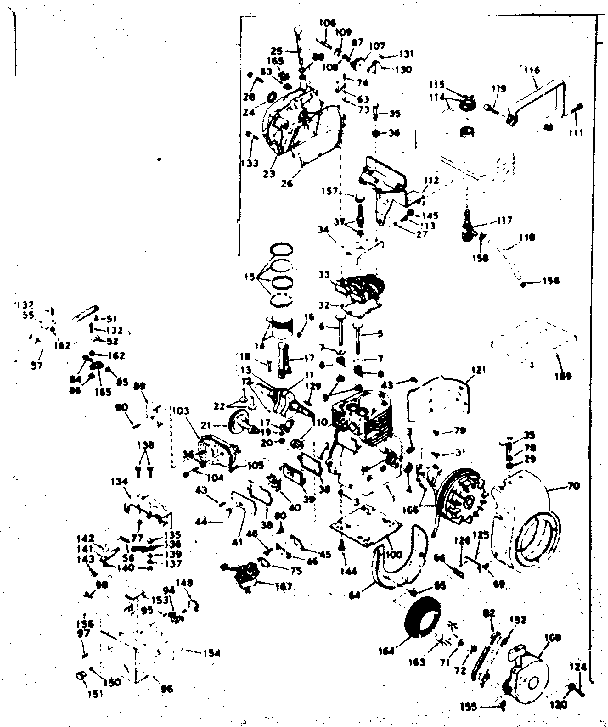 Unit Parts Diagram and Parts List for 143586222  Craftsman Engine