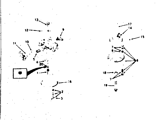 Carburetor Diagram and Parts List for 143197082  Craftsman Engine