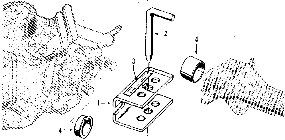 Tow hitch attachment (figure 15) Diagram and Parts List for 98729909  Craftsman Tiller