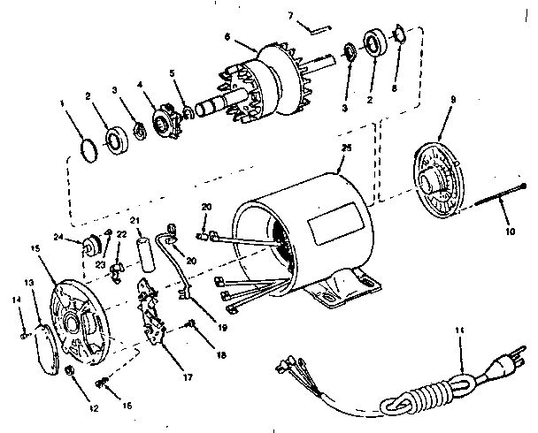 Unit Diagram and Parts List for 11312004  Craftsman Engine