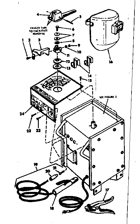 Unit Diagram and Parts List for 113201530  Craftsman Welder