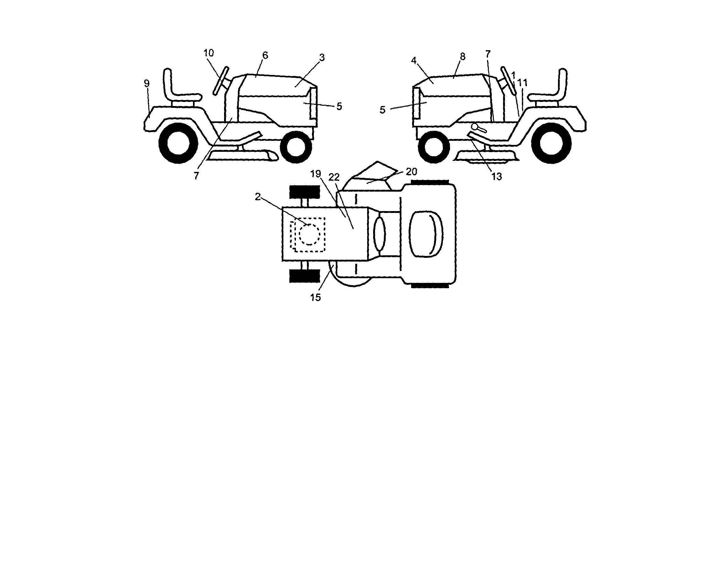 Decals Diagram and Parts List for 917272432  Craftsman Lawn Tractor