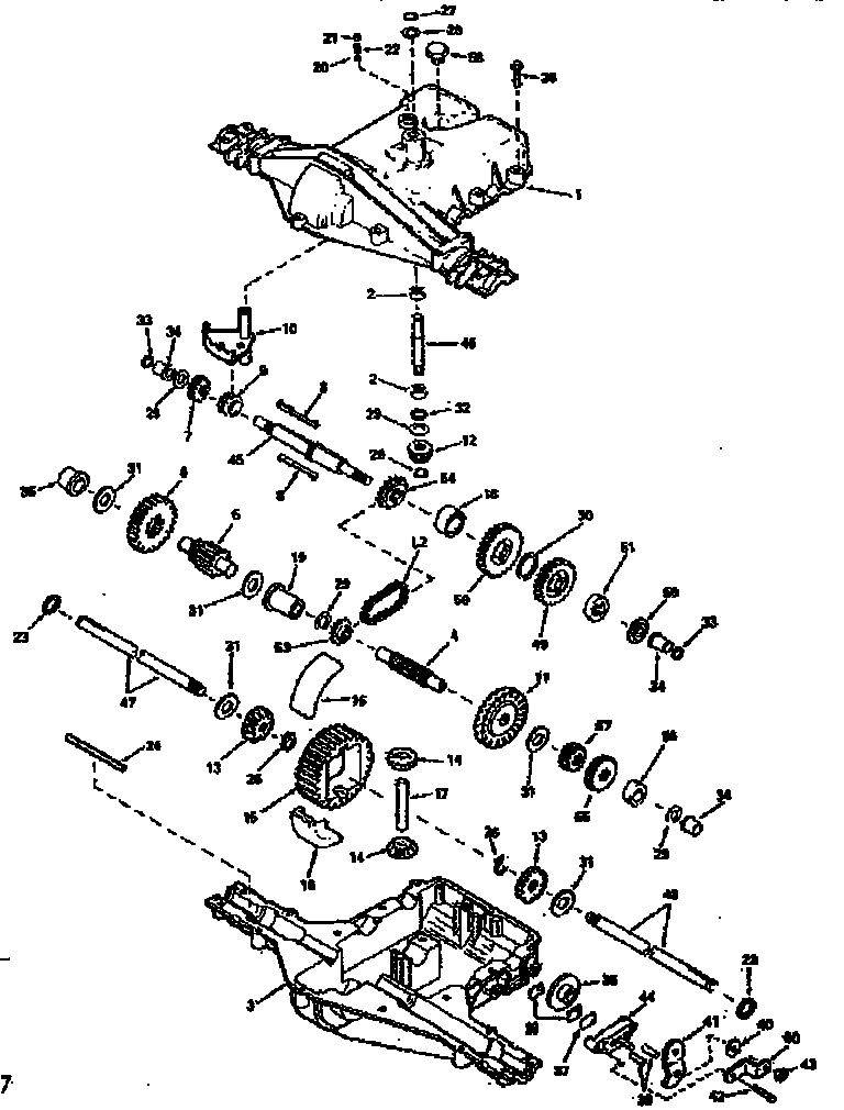Transaxle 900-027 Diagram and Parts List for 143900-027  Craftsman Lawn Tractor