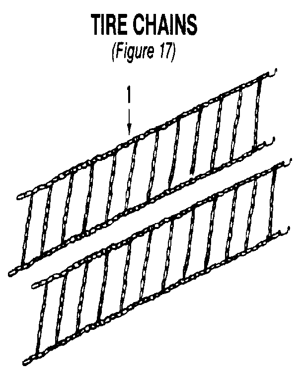 Tire Chains Diagram and Parts List for 29909  Craftsman Tiller