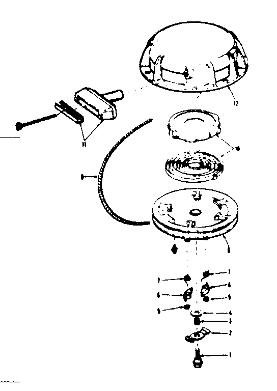 Rewind Starter Diagram and Parts List for 580323021  Craftsman Engine