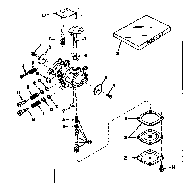 Magneto No. 610690 Diagram and Parts List for 143531052  Craftsman Engine