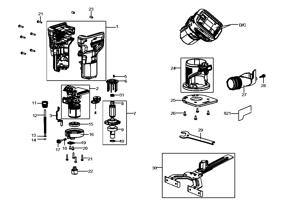 Diagram Diagram and Parts List for CMCW400B Type 1 Craftsman Miscellaneous