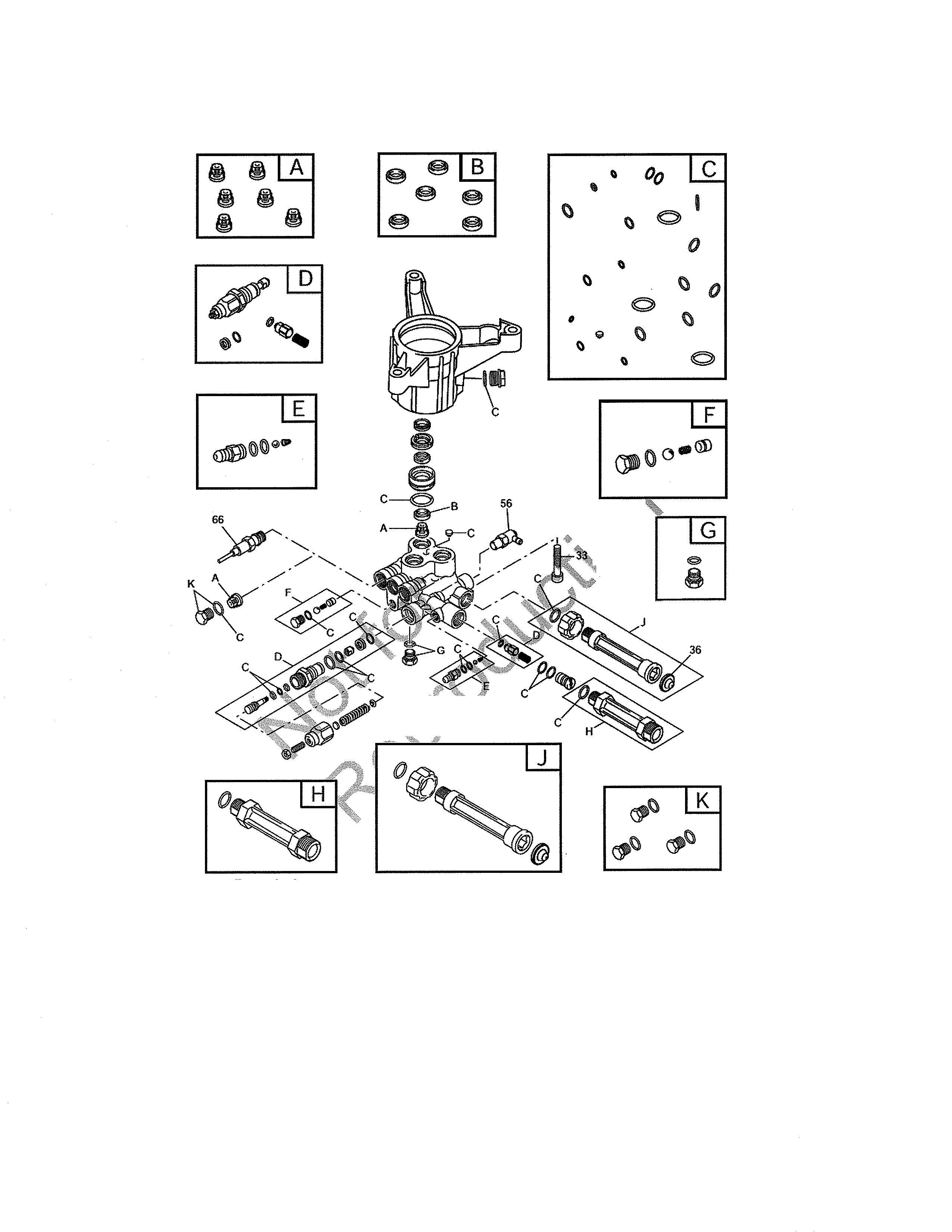 Pump Diagram and Parts List for 580754883  Craftsman Pressure Washer