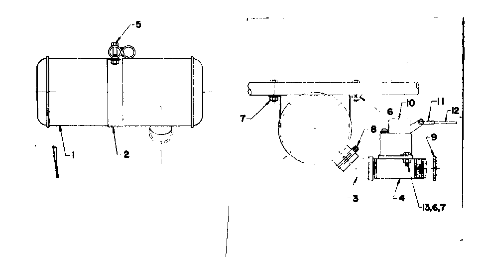 Muffler Assembly Diagram and Parts List for 5803189-4  Craftsman Engine