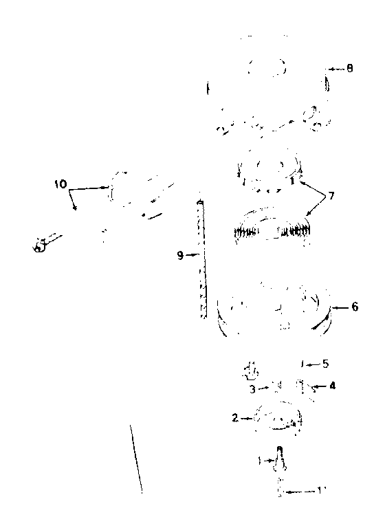 Rewind Starter Diagram and Parts List for 143594012  Craftsman Engine