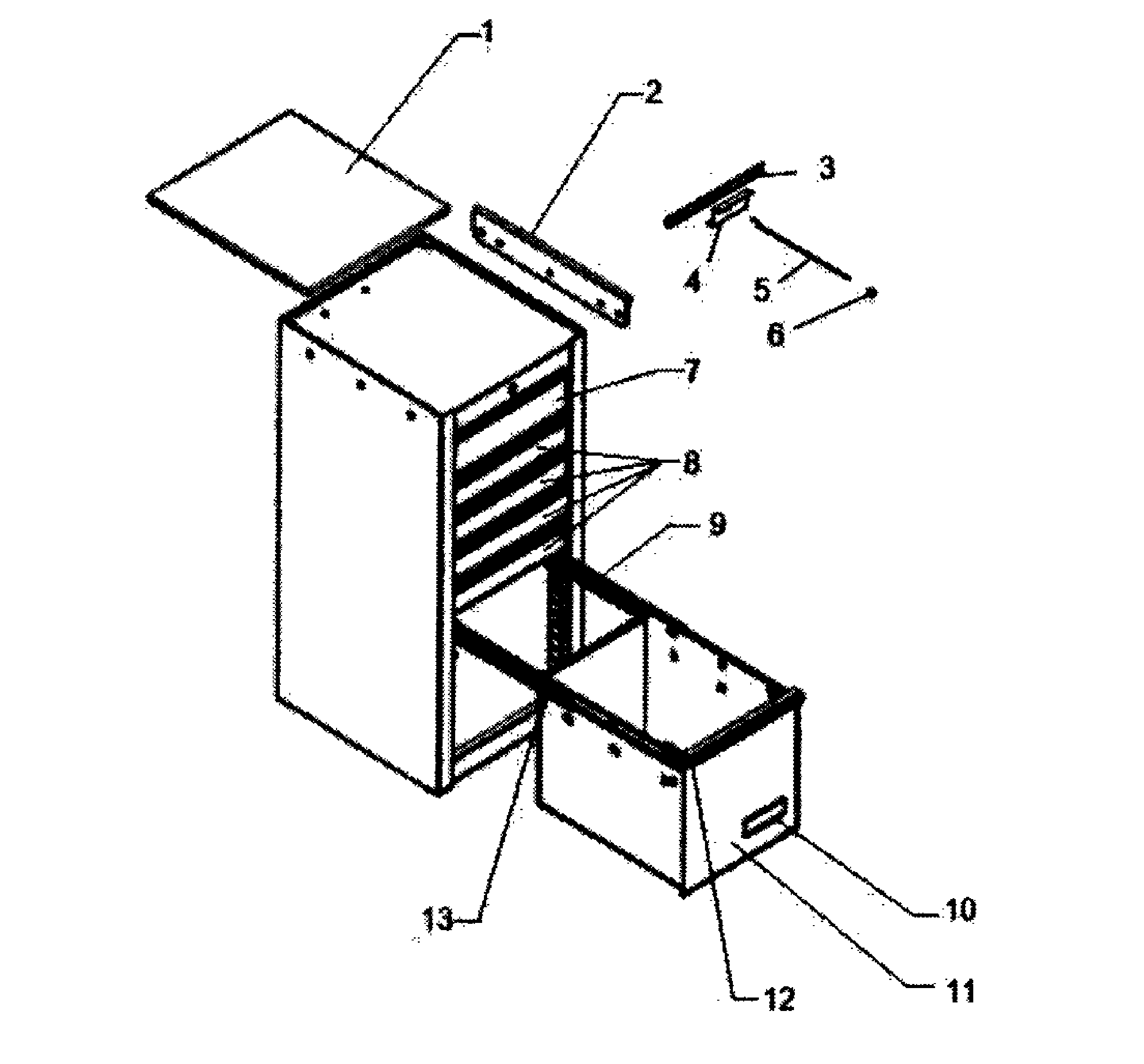 Main Assy Diagram and Parts List for 706596060  Craftsman Tool Stand & Cart