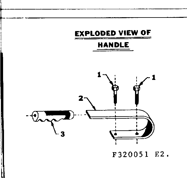 Handle Diagram and Parts List for 580320051  Craftsman Engine