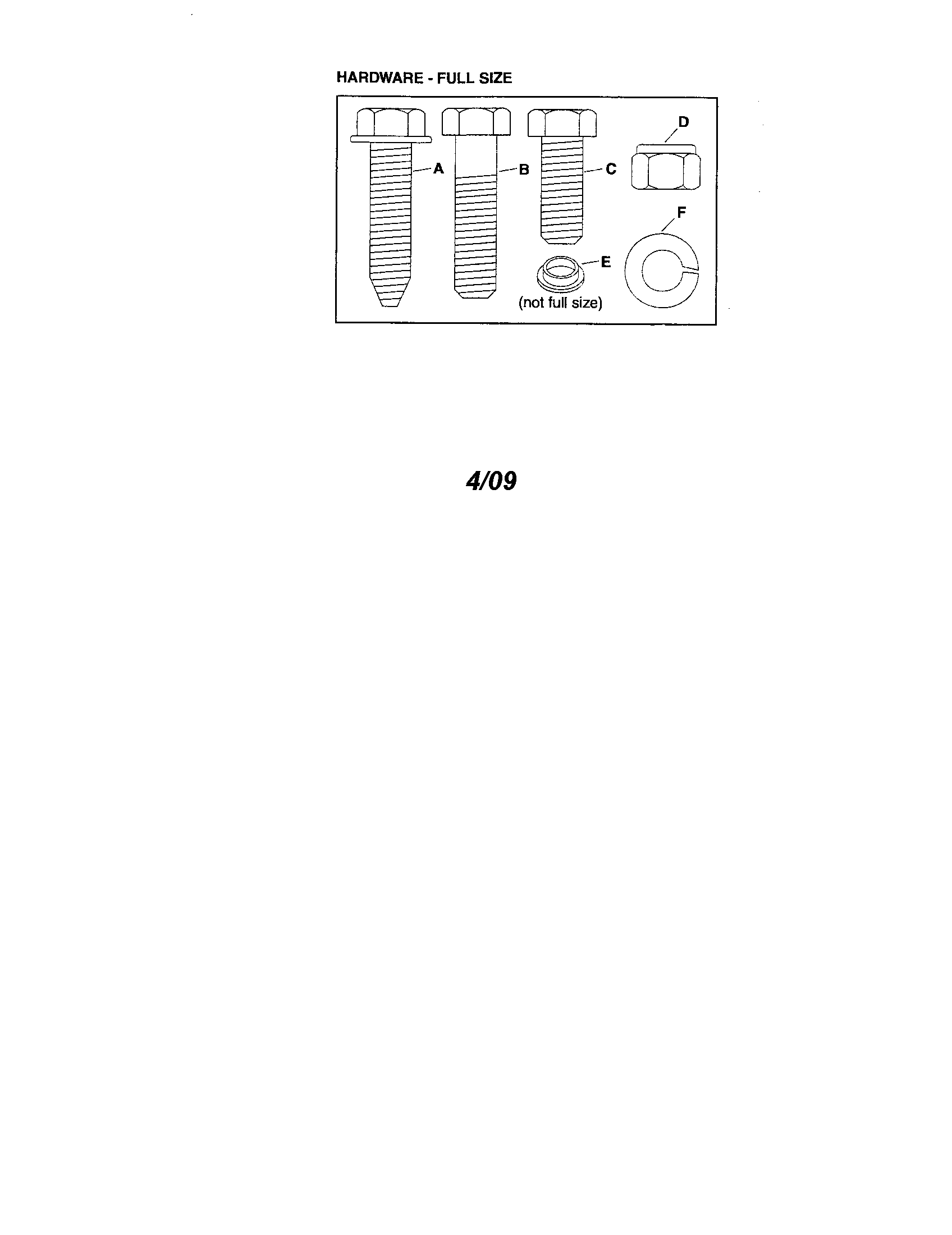 Front Bumper Hardware Diagram and Parts List for 48624598  Craftsman Lawn Tractor