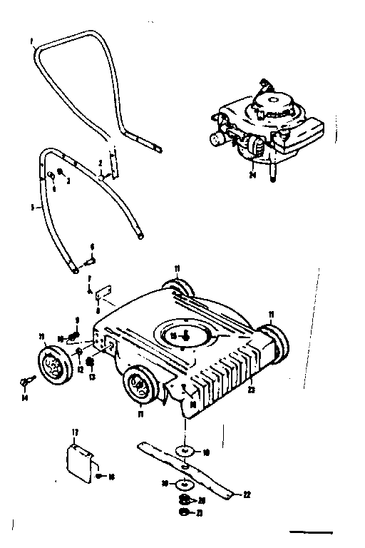 Replacement Parts Diagram and Parts List for 13191089  Craftsman Lawn Mower