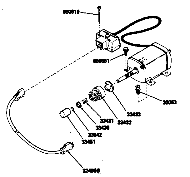 Craftsman 120 Volt Electric Starter Kit Diagram and Parts List for 143796102  Craftsman Engine