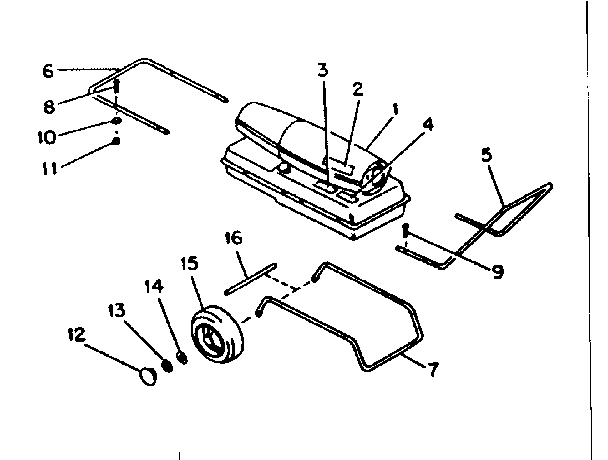 Wheels, Handles, Markings Diagram and Parts List for 40413  Craftsman Heater