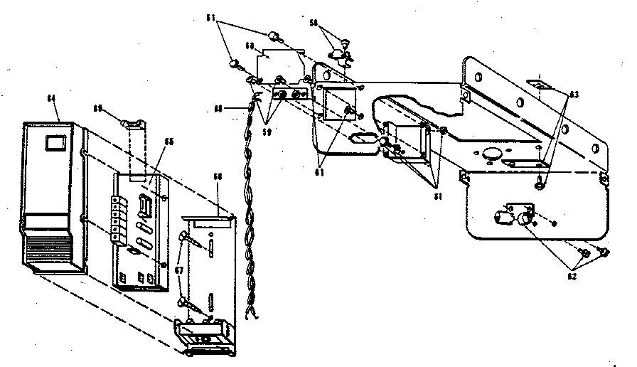 Radio Controls Diagram and Parts List for 139655560  Craftsman Garage Door Opener