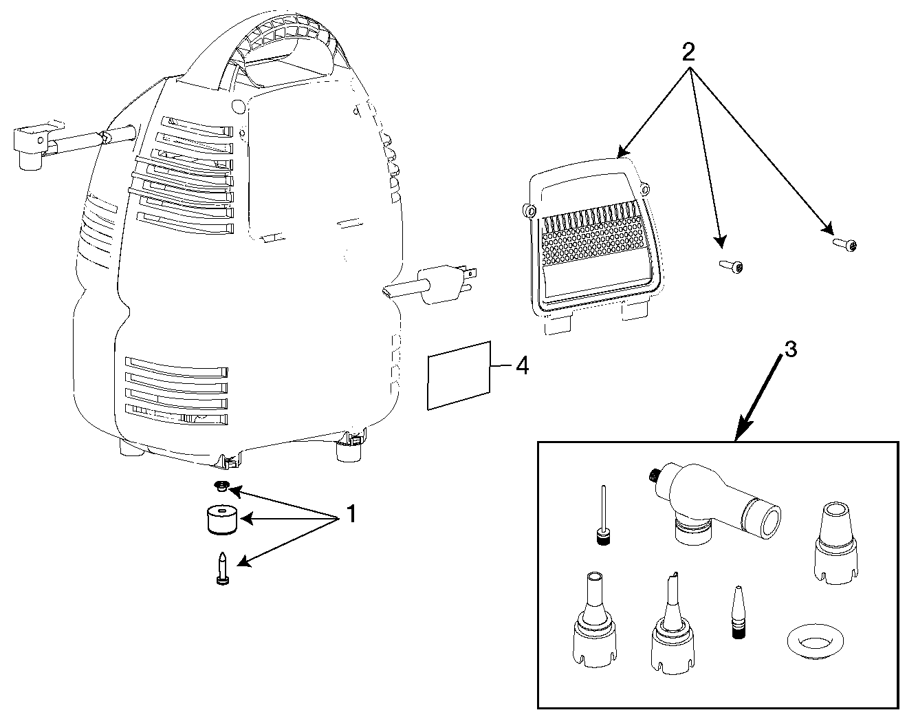 Page A Diagram and Parts List for 919-15236 0 Craftsman Compressor