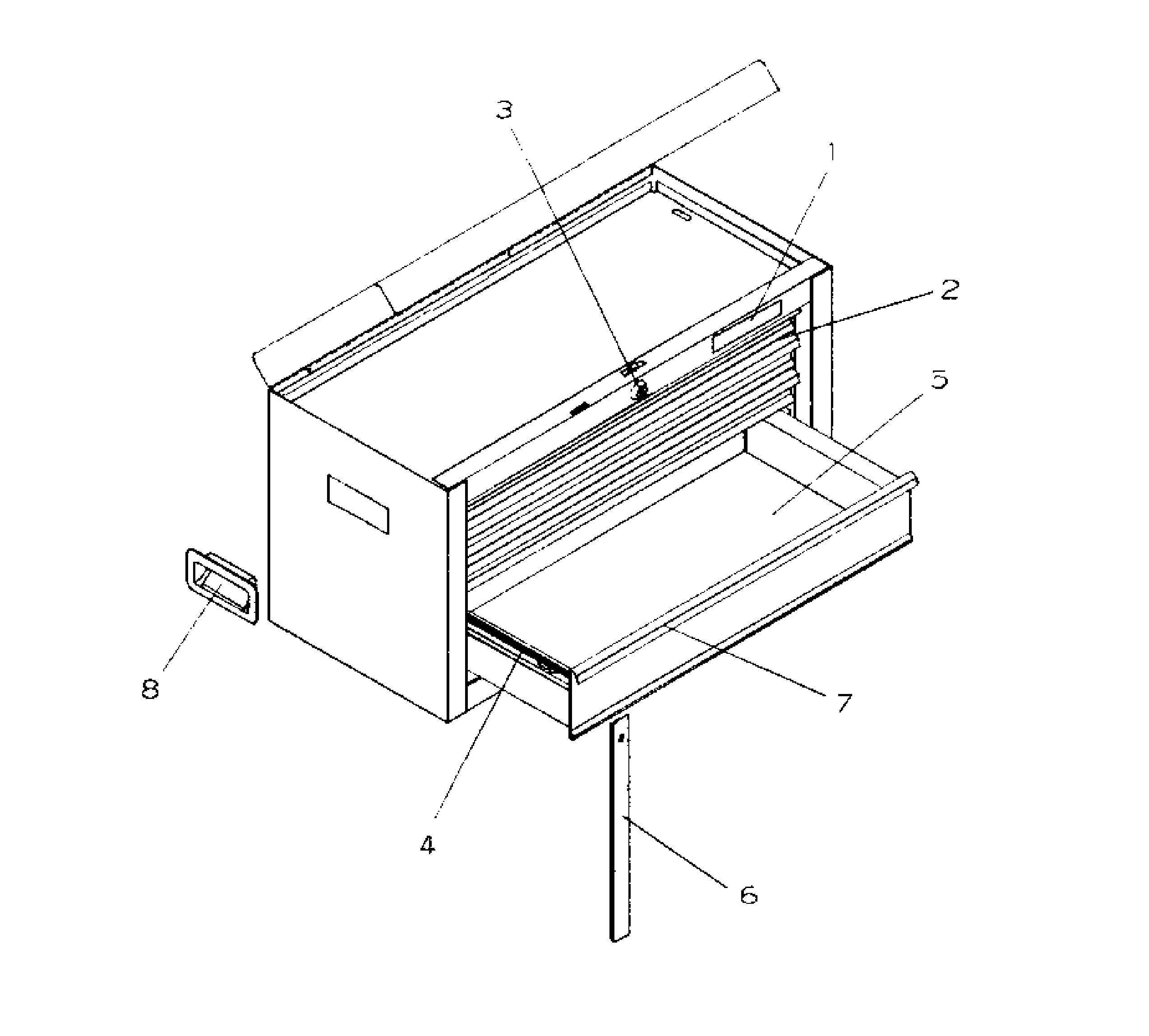 Tool Chest Diagram and Parts List for 706317910  Craftsman Tool Stand & Cart