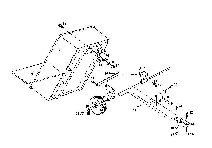 Replacement Parts Diagram and Parts List for 610263581  Craftsman Tool Stand & Cart