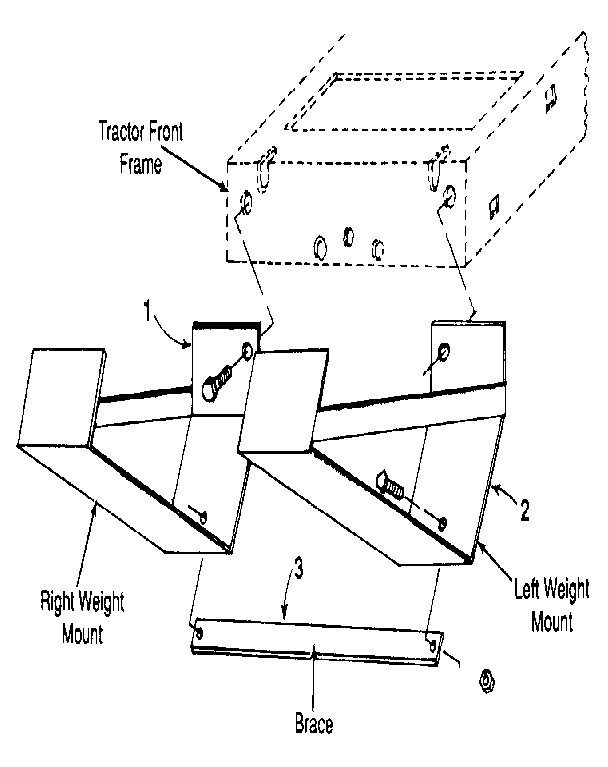 Weight Bracket Diagram and Parts List for 471261360  Craftsman Pressure Washer