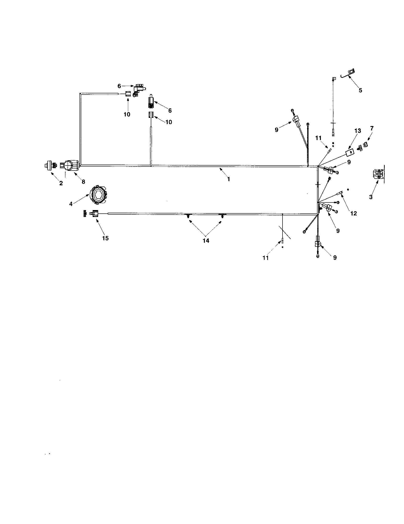 Harness/ignition/battery Diagram and Parts List for 247270190  Craftsman Engine