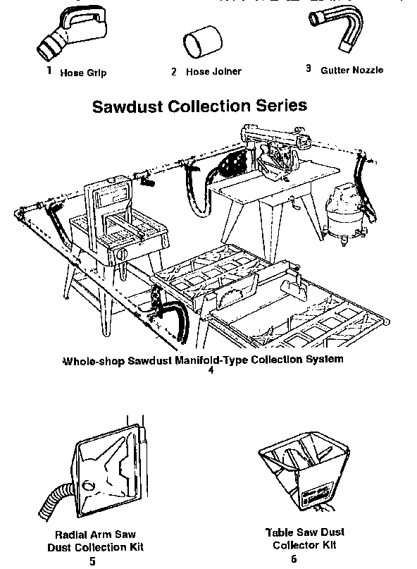 Accessories And Sawdust Collection Series Diagram and Parts List for 113177370  Craftsman Filters & Accessories