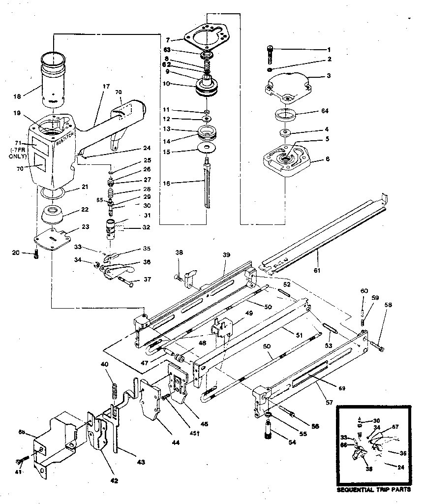 Unit Parts/t36-7 Diagram and Parts List for 18981  Craftsman 