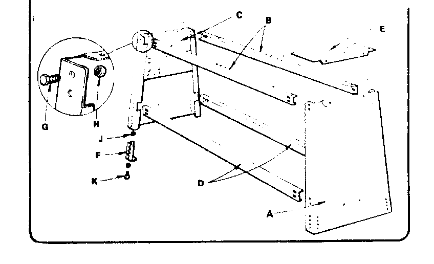 Unit Parts Diagram and Parts List for 22216  Craftsman Tool Stand & Cart
