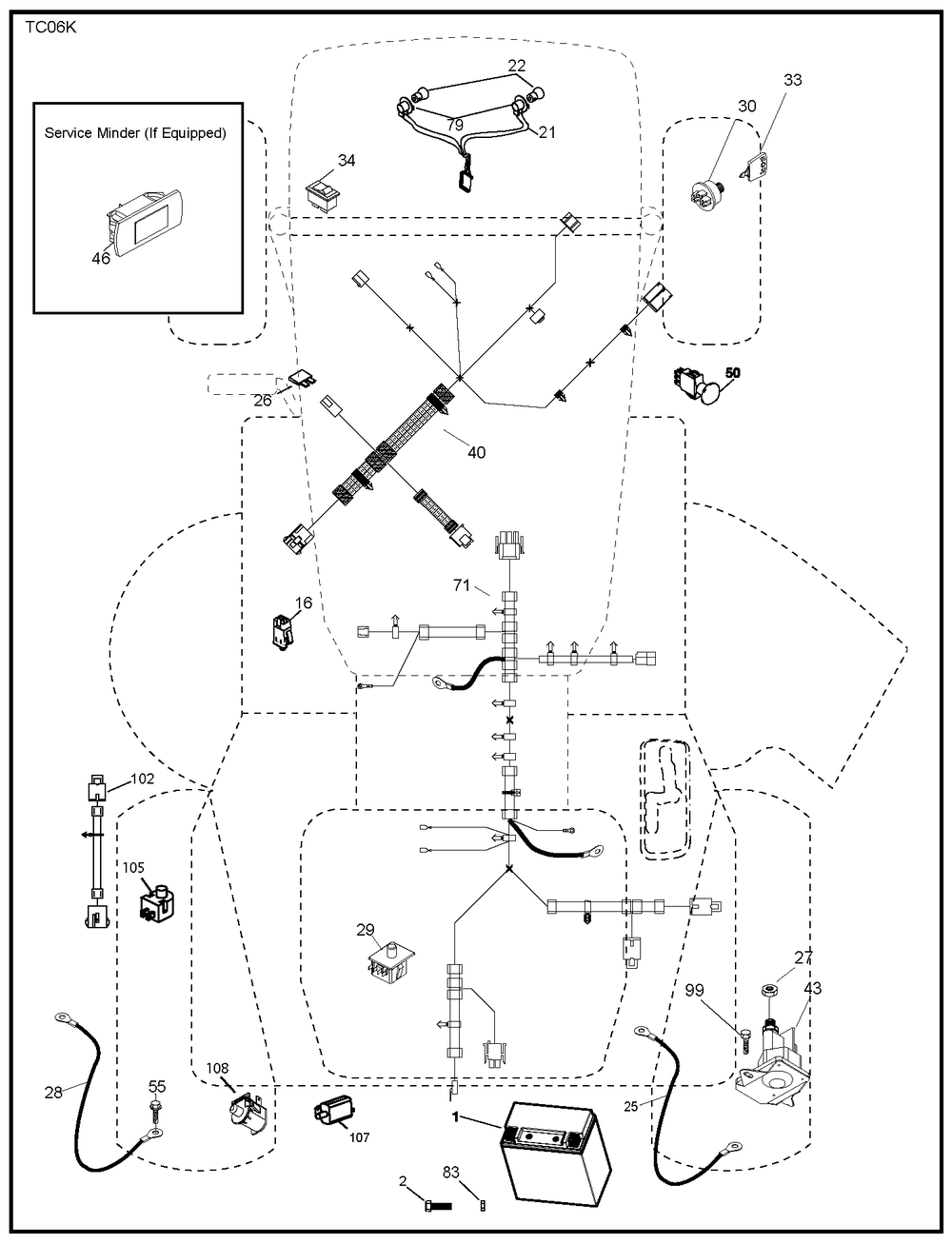 Diagram Diagram and Parts List for 917989800 Type 0 Craftsman Lawn Tractor