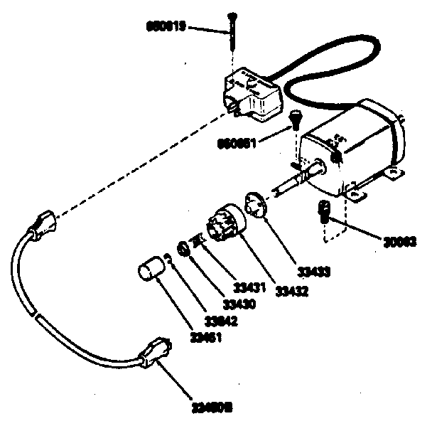Craftsman 120 Volt Electric Starter Kit No. 143.88924 Diagram and Parts List for 143766142  Craftsman Engine