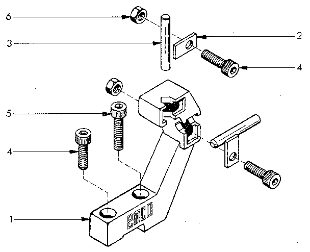 Travelling Steady Diagram and Parts List for 549289000  Craftsman Lathe