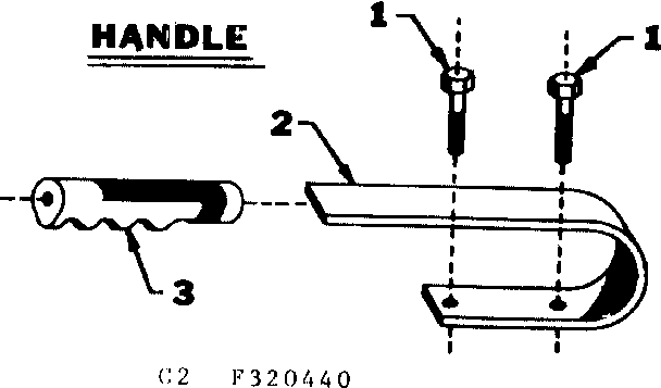 Handle Diagram and Parts List for 580320440  Craftsman Engine