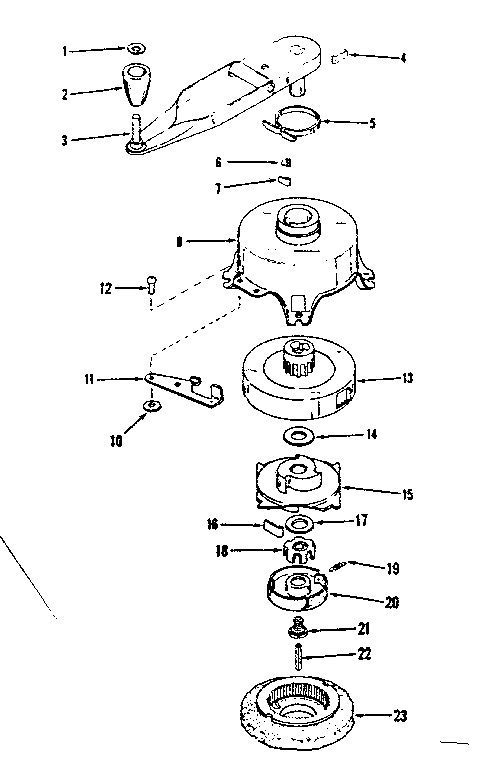 No-pull Starter Diagram and Parts List for 143124071  Craftsman Engine