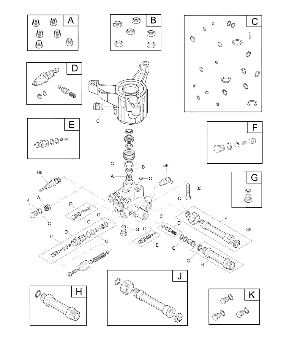 Pump (80021775) Diagram and Parts List for CMXGWAS021022  Craftsman Pressure Washer