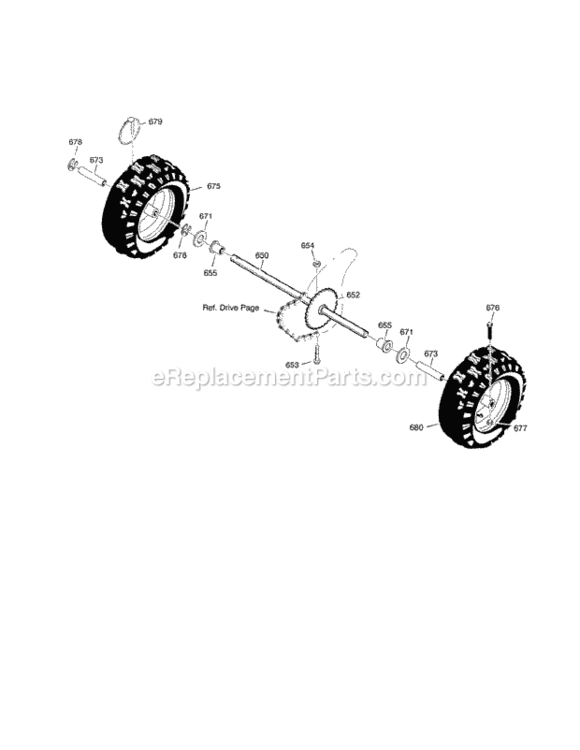 Page G Diagram and Parts List for C950-52119-3  Craftsman Snow Blower