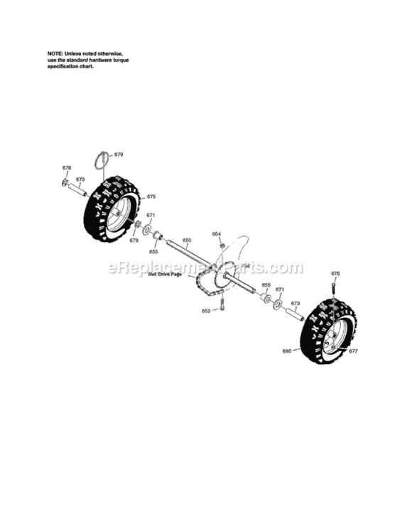 Page J Diagram and Parts List for C950-52943-0  Craftsman Snow Blower