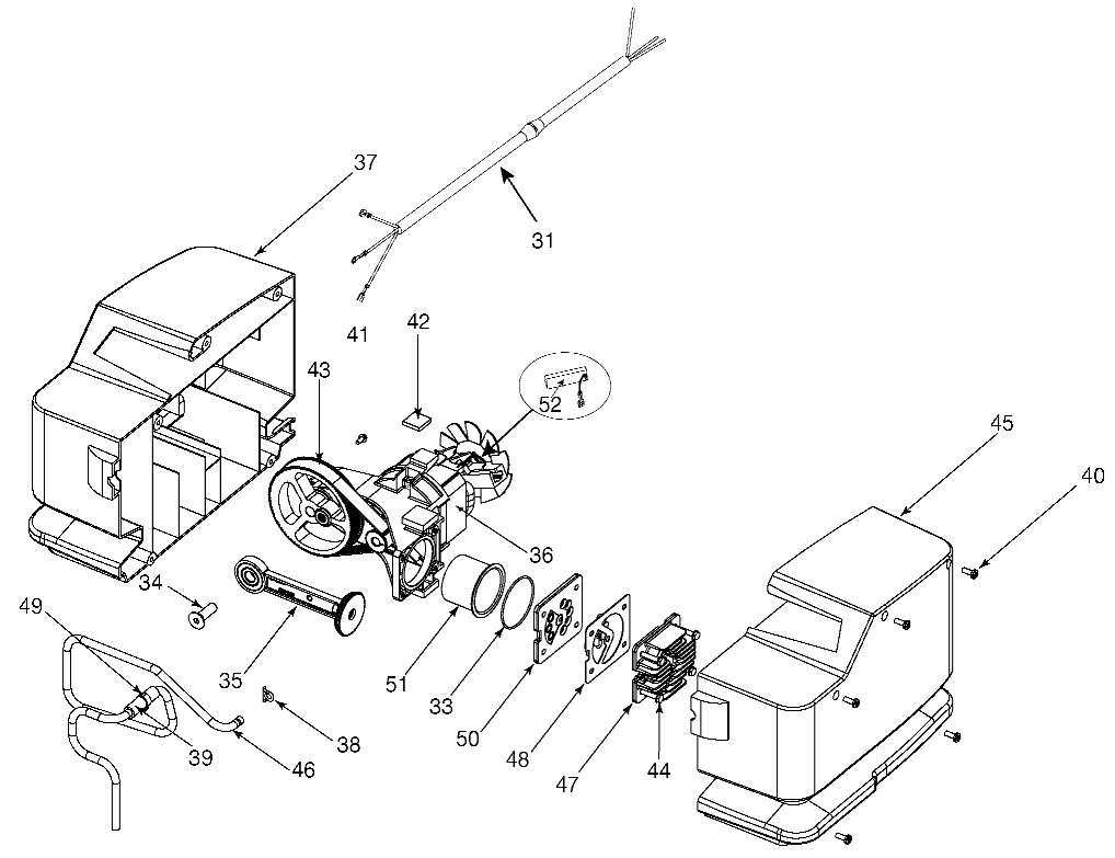 PUMP Diagram and Parts List for 919-15212 Type 1 Craftsman Compressor