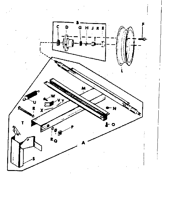 Undercarriage Assembly For 55 Gallon Cart Diagram and Parts List for 98545015  Craftsman Sprayer