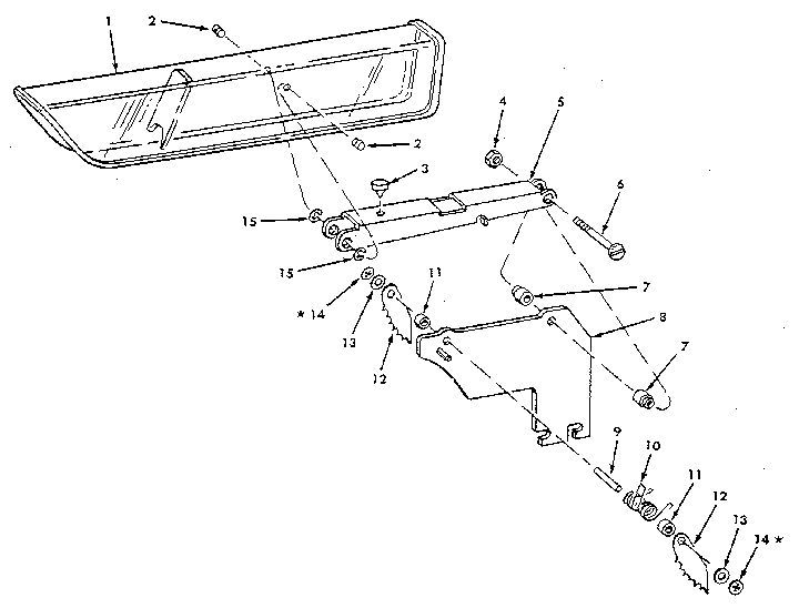 Figure 6 - Table Extensions Diagram and Parts List for 113226670  Craftsman Table Saw