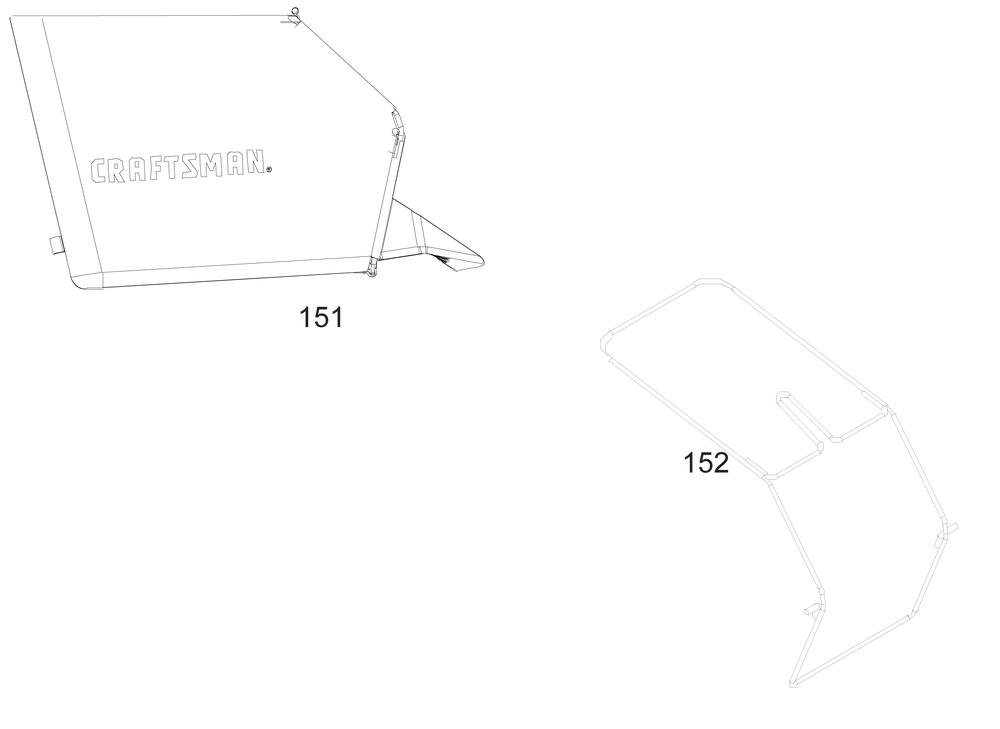 Diagram Diagram and Parts List for CMXGMAM1125506 Type 2019 Craftsman Lawn Mower