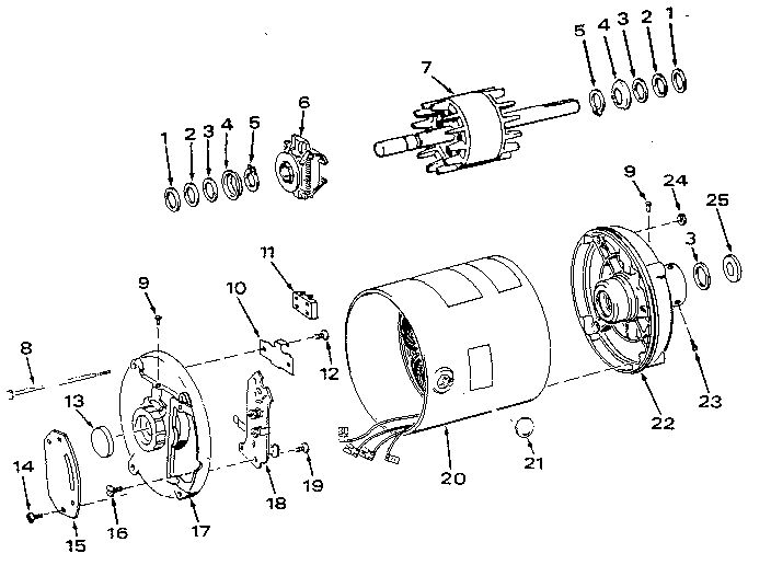 Unit Diagram and Parts List for 11312370  Craftsman Engine